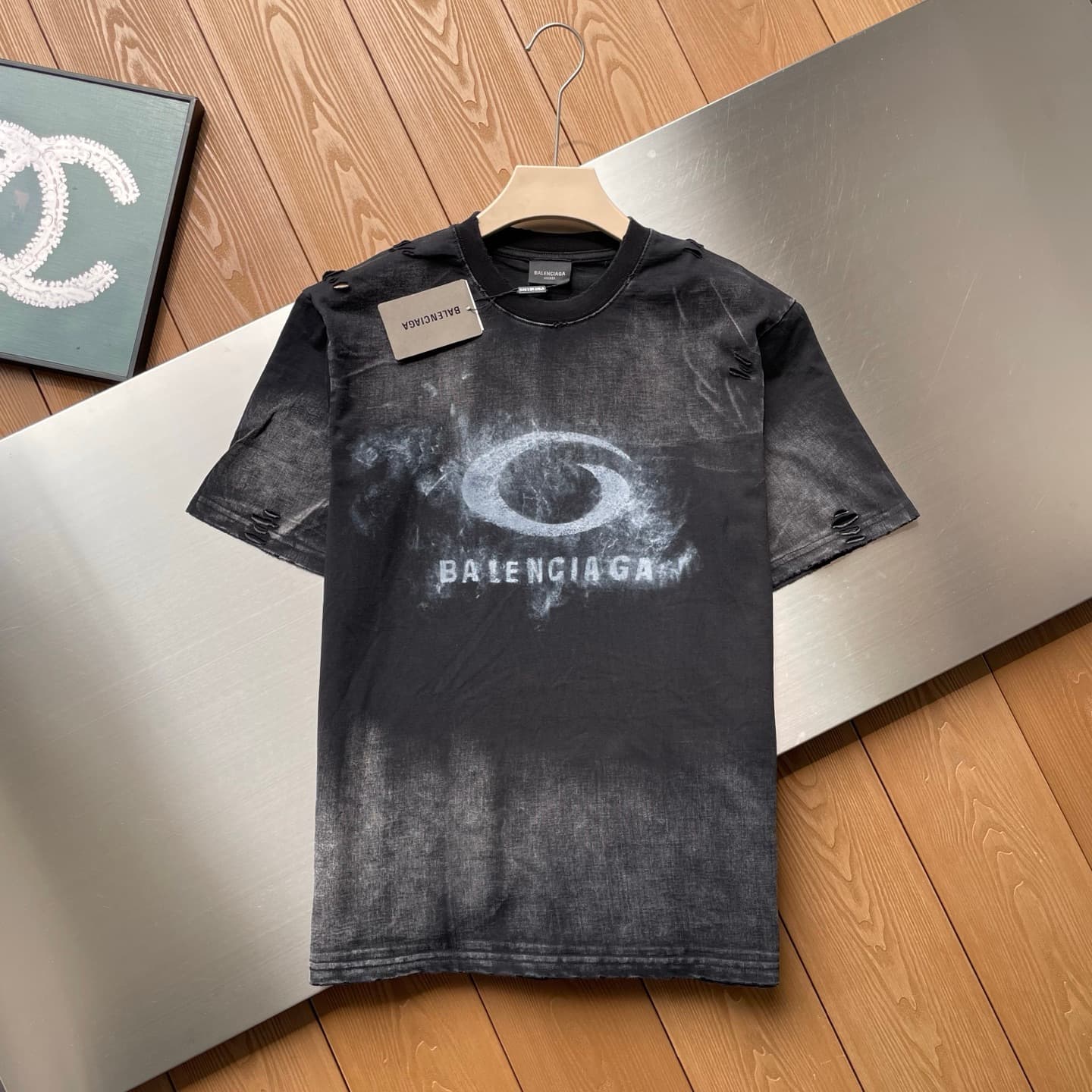 Balenciaga Rhinestone Cotton T-Shirt - Style 08