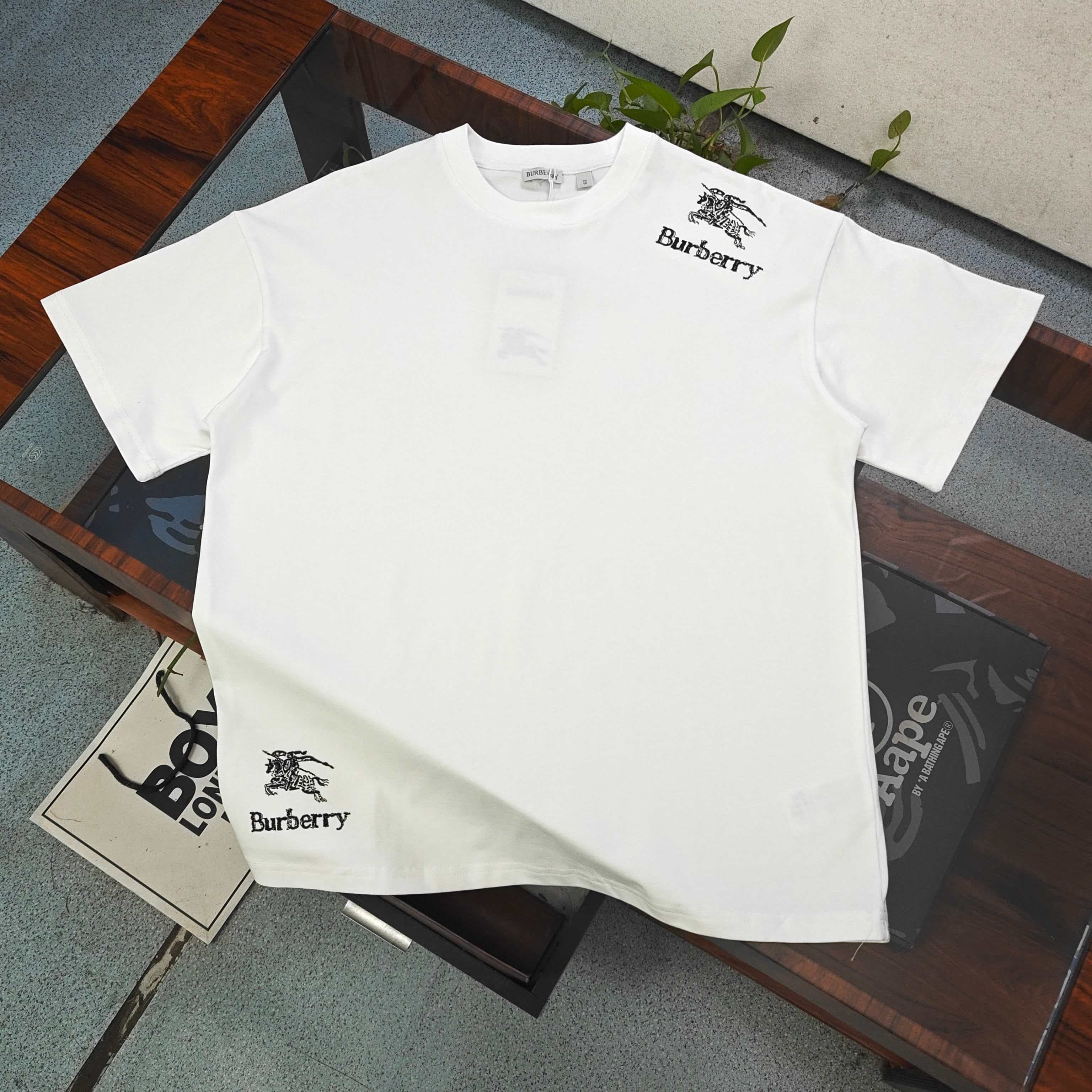 Burberry Graphic Logo Cotton T-Shirt - Style 03