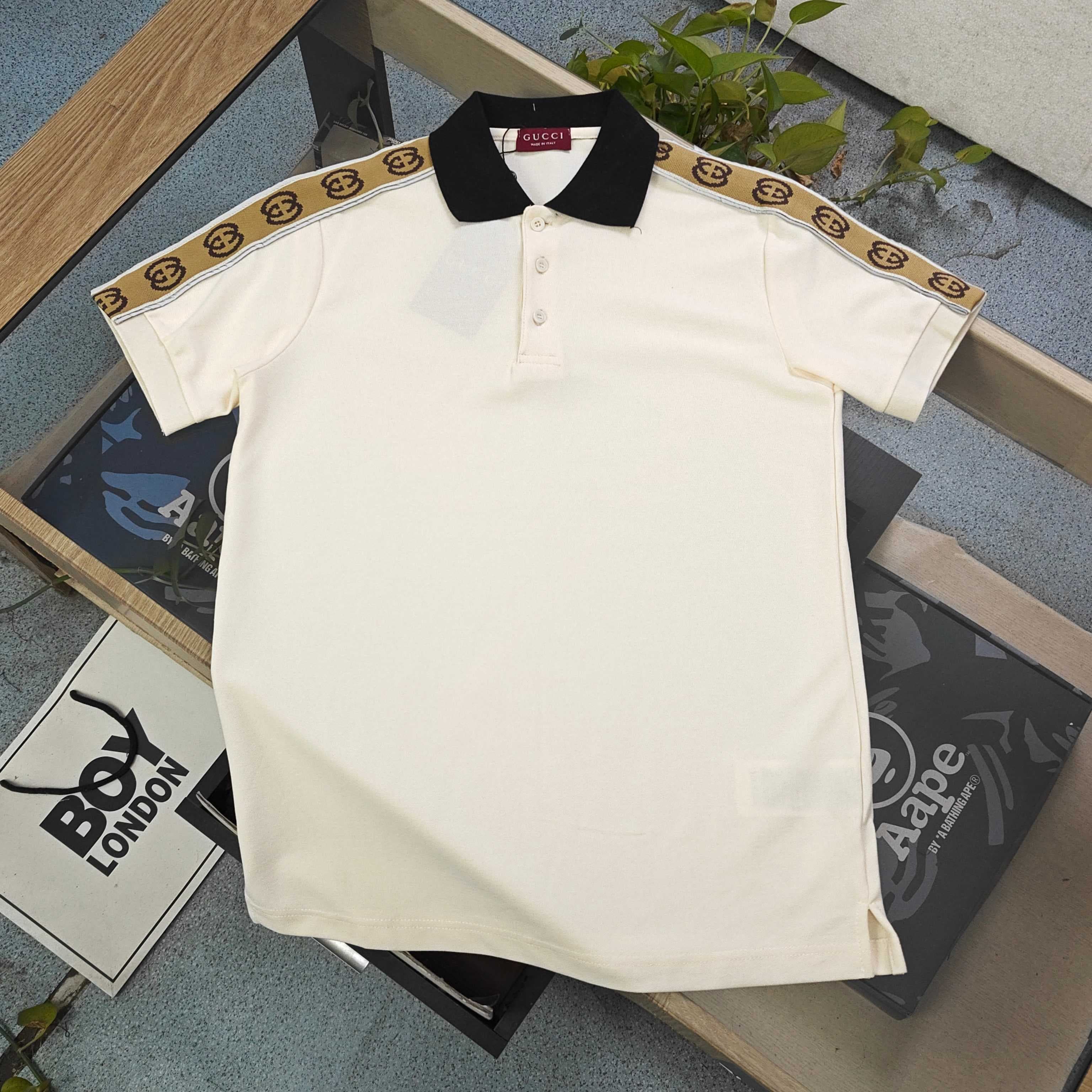 Gucci Logo Cotton Polo Shirt - Style 01