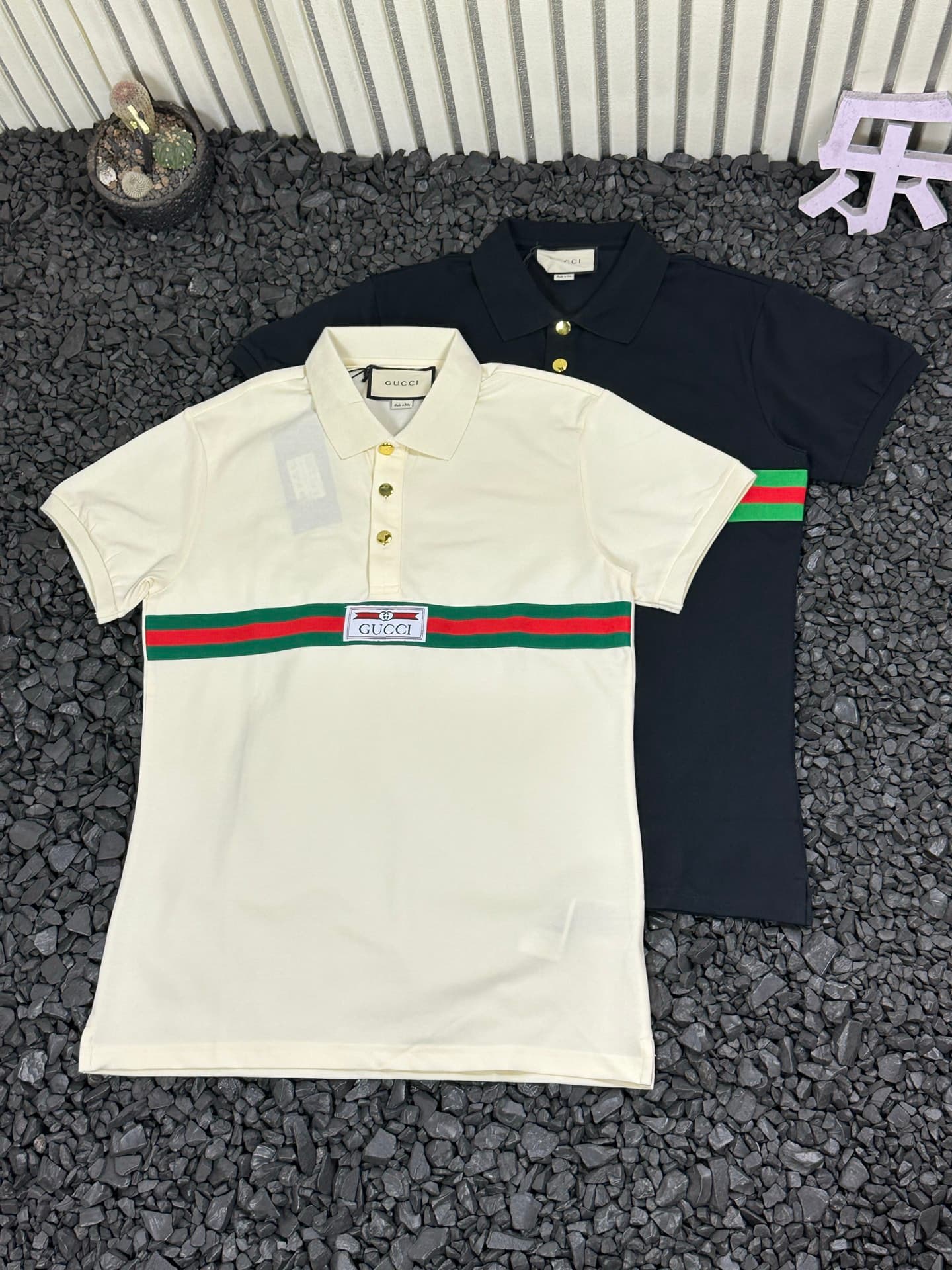 Gucci Logo Cotton Polo Shirt - Style 02