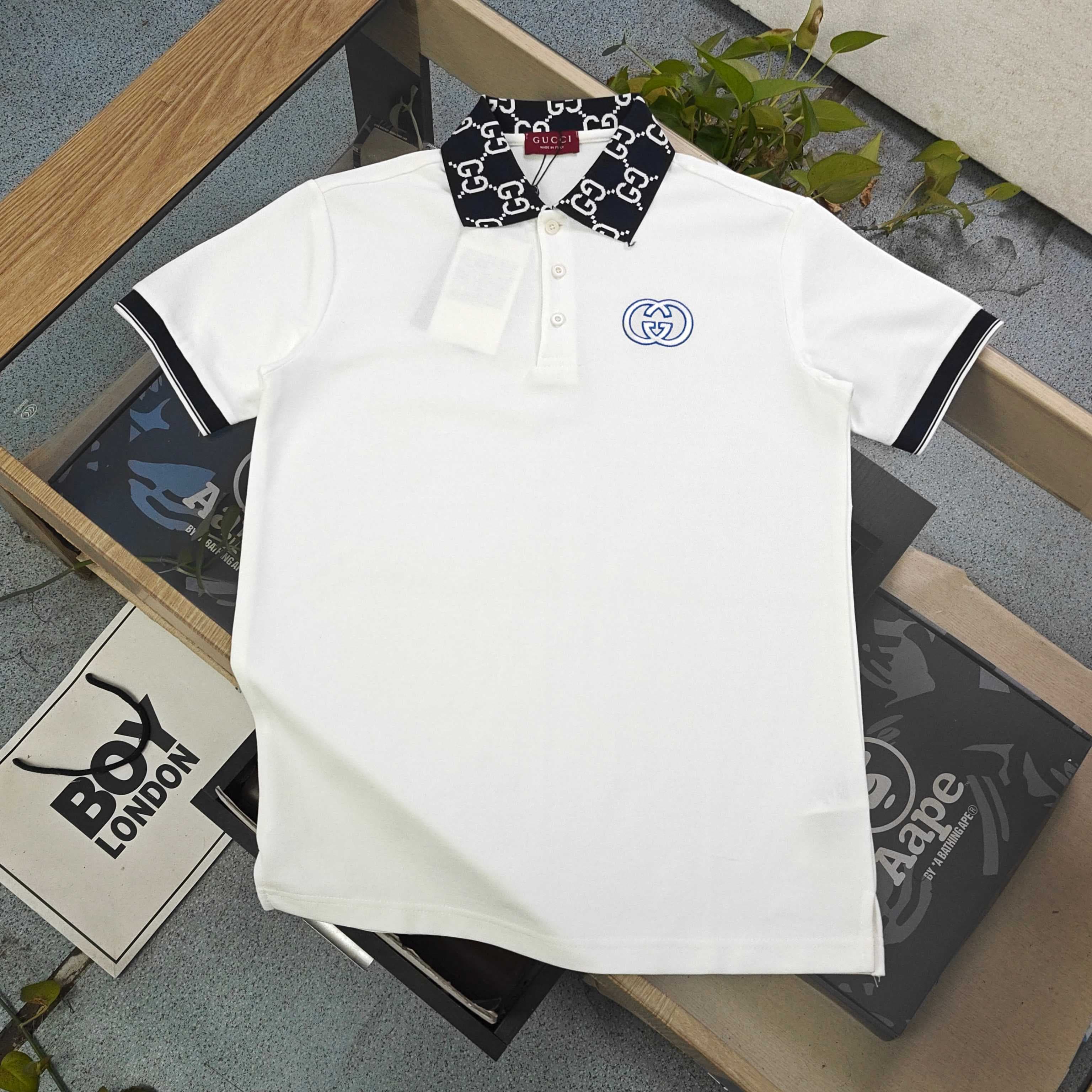 Gucci Logo Cotton Polo Shirt - Style 03